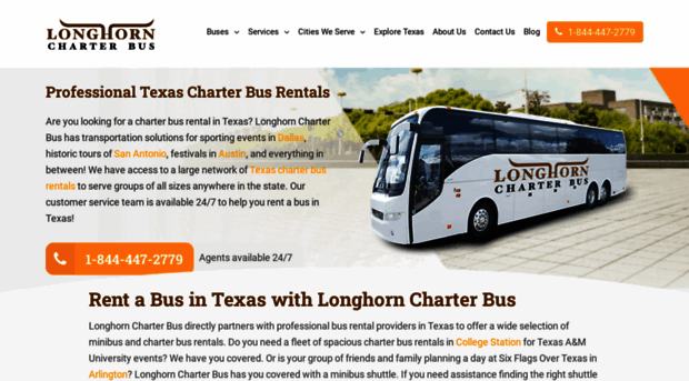 longhorncharterbus.com