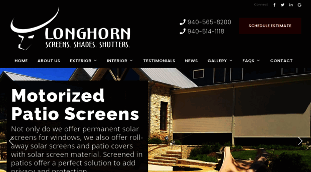 longhornsolarscreens.com