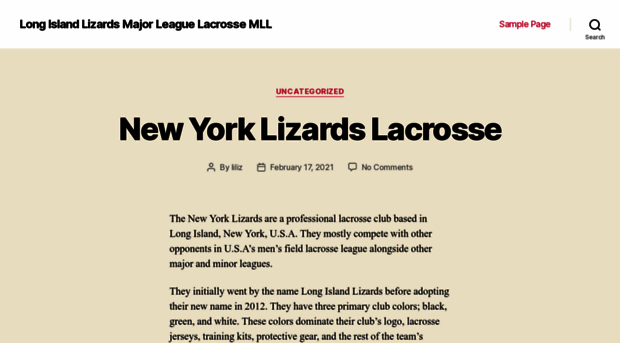 longislandlizards.com