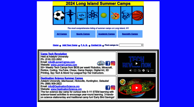 longislandsummercamps.org