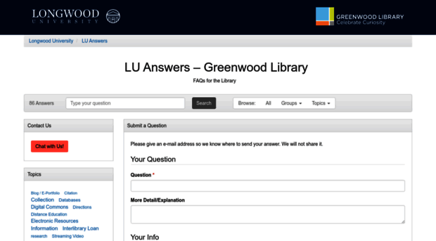 longwood.libanswers.com