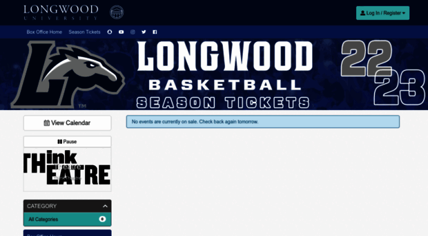 longwoodtickets.universitytickets.com