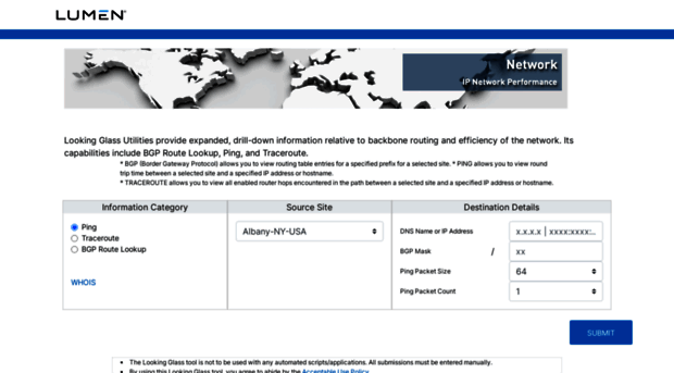 lookingglass.level3.net