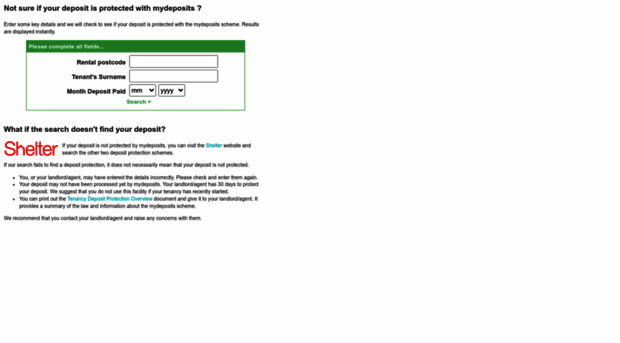 lookup.mydeposits.co.uk