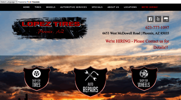 lopeztireshop.com