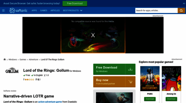 lord-of-the-rings-gollum.en.softonic.com