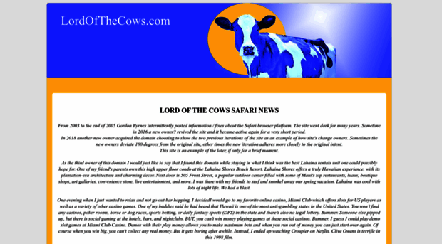 lordofthecows.com