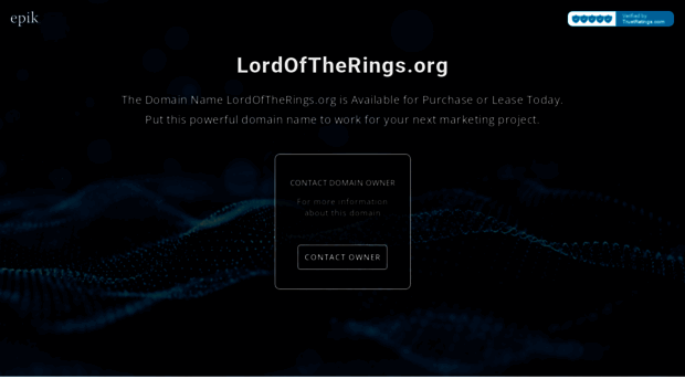 lordoftherings.org