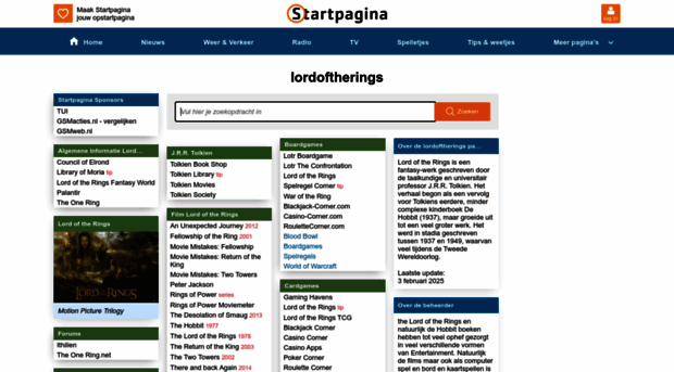 lordoftherings.startpagina.nl
