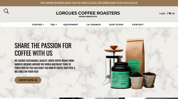 lorguescoffeeroasters.com