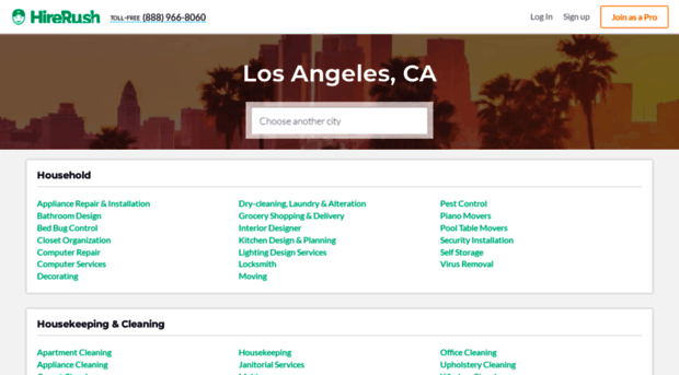 los-angeles.hirerush.com