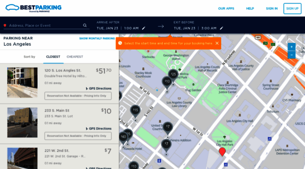 losangeles.bestparking.com