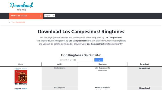 loscampesinos.download-ringtone.com