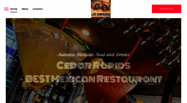 loscompadresbarandgrill.com