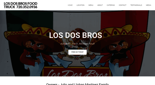 losdosbrosfoodtruck.com