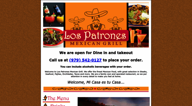 lospatronesmexicangrill.com