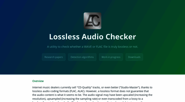 losslessaudiochecker.com