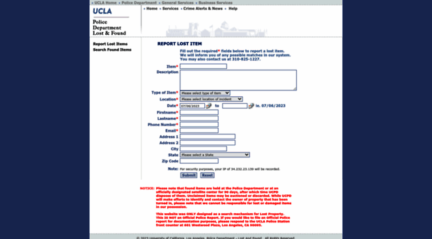 lostandfound.ucla.edu