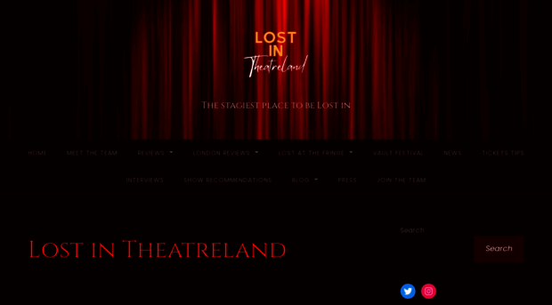 lostintheatreland.co.uk