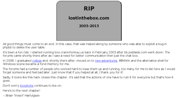 lostinthebox.com