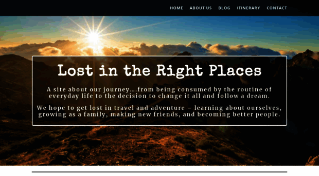 lostintherightplaces.com