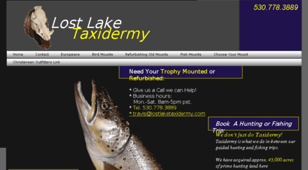 lostlaketaxidermy.com