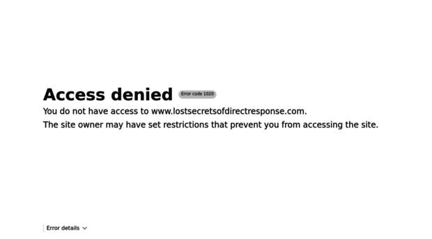 lostsecretsofdirectresponse.com