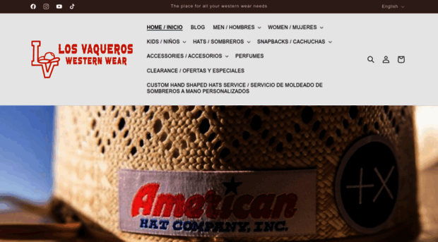 losvaqueroswesternwear.com