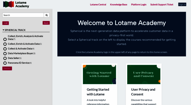 lotameacademy.skilljar.com