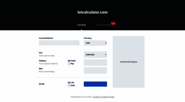 lotcalculator.com