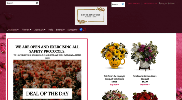 lotheringtonsflowers.com