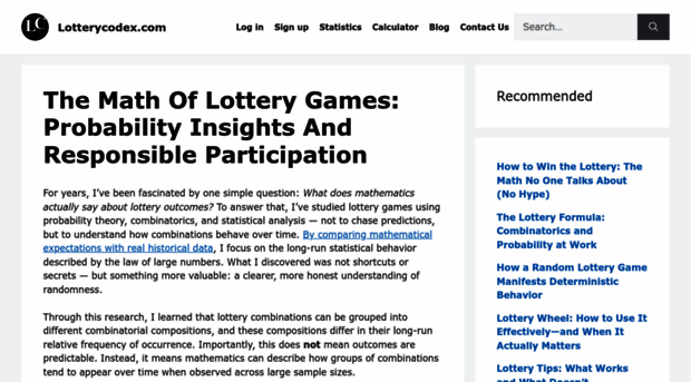 lotterycodex.com