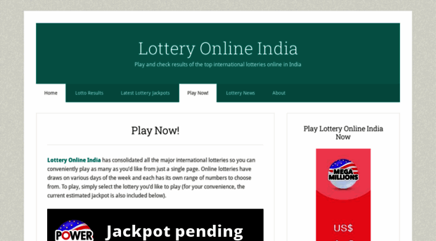 lotteryonlineindia.com