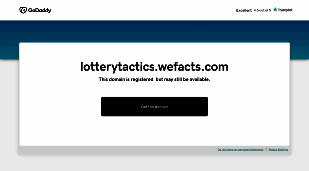 lotterytactics.wefacts.com