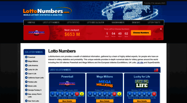 powerball lotto statistics