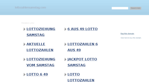 lottozahlensamstag.com