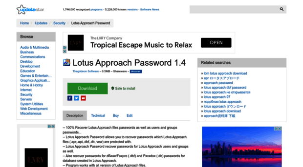 lotus-approach-password.updatestar.com