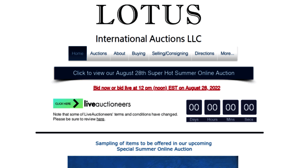 lotusauctions.com