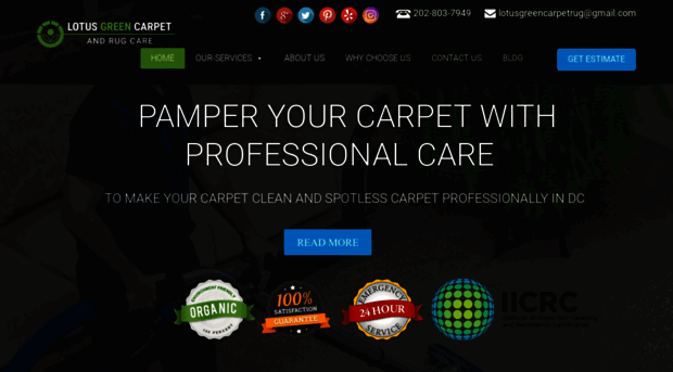 lotusgreencarpetcare.com