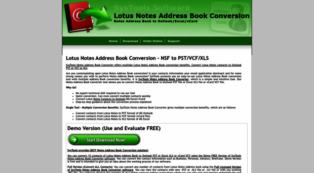 lotusnotes.addressbookconversion.com