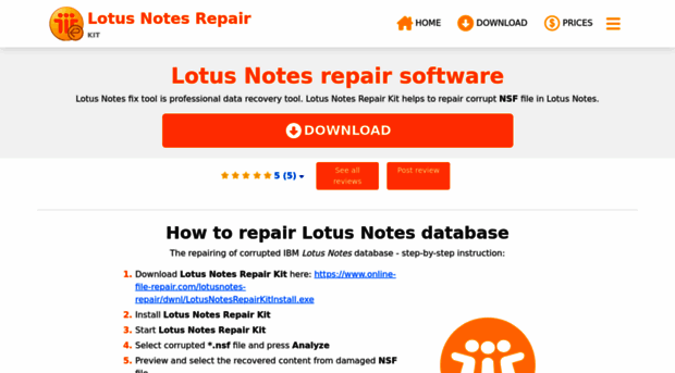 lotusnotes.repair