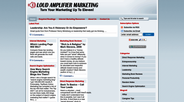 loudamplifiermarketing.com