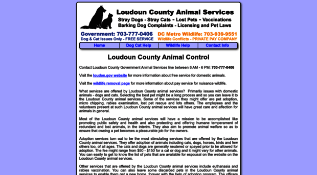 loudouncountyanimalcontrol.com