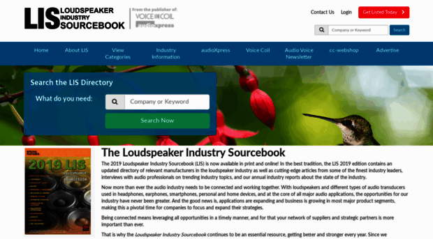 loudspeakerindustrysourcebook.com