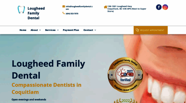 lougheedfamilydental.com