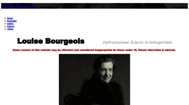 louisebourgeois.yolasite.com