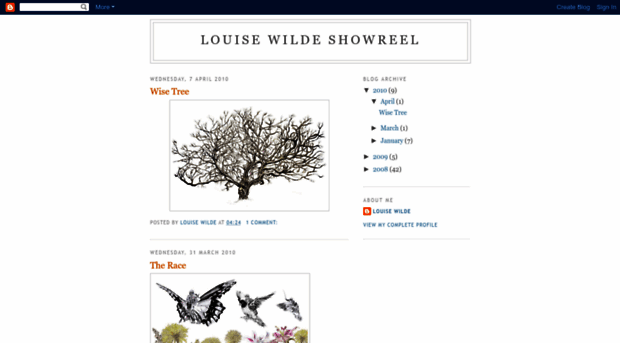 louisewildeshowreel.blogspot.com