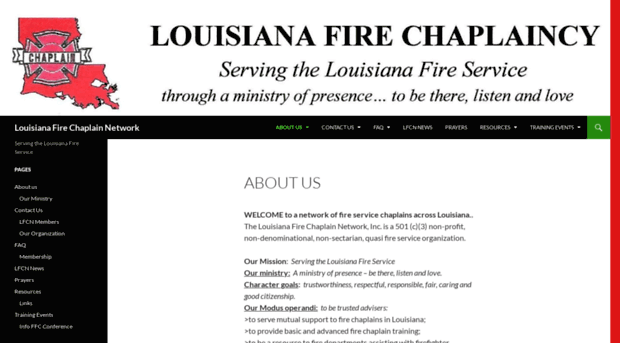 louisianafirechaplains.com