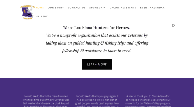 louisianahuntersforheroes.org