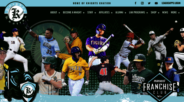 louisianaknightsbaseball.com